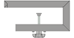 Tischklemme | 255 mm | Spannweite 25 bis 60 mm